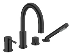 Boheme смеситель врезной на борт ванны uno, черный арт. 460-B Boheme смеситель врезной на борт ванны uno, черный арт. 460-B