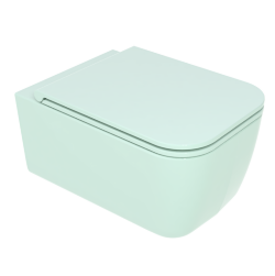 GSG Подвесной унитаз Brio BRWCSO024 цвет морская волна- бирюзовый глянцевый 52.5x36