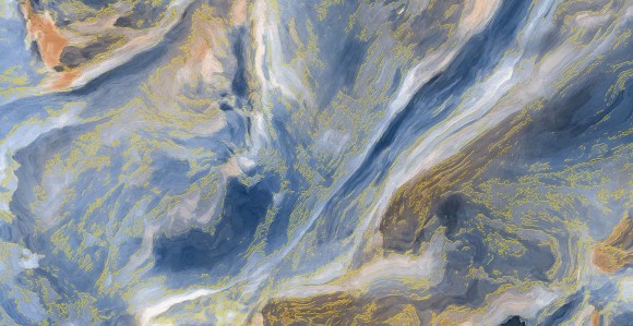 AZARIO Керамогранит CARLIN AQUA GOLD 60x120 Carving H18004001G