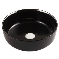 Azario Раковина 38,5х38,5х14 ультратонкая, черная арт. AZ-4003