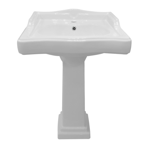 Azario Раковина с пьедесталом LORETTI 620х520х900 LORETTI арт. AZ-339P Azario Раковина с пьедесталом LORETTI 620х520х900 LORETTI арт. AZ-339P