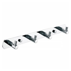 Azario Планка 4 крючка, хром, Nessy арт. AZ-1514 Azario Планка 4 крючка, хром, Nessy арт. AZ-1514