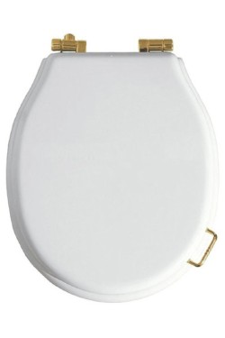 Boheme крышка для напольного унитаза (массив) white bronze, Vogue арт. 906-W-BR Boheme крышка для напольного унитаза (массив) white bronze, Vogue арт. 906-W-BR