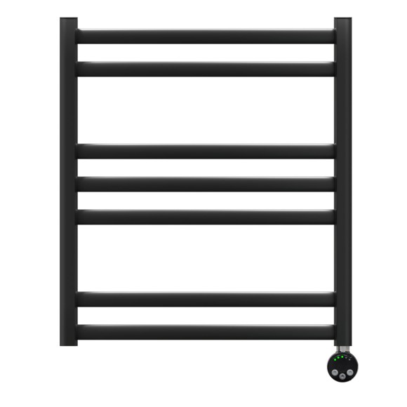 Полотенцесушитель электрический п7 500x600, левый/правый, Lemark Unit, черный арт. LM45607EBL