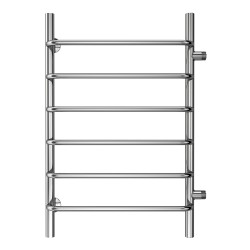Azario Полотенцесушитель водяной 500/800 6 секций, боковое подключение, 1", хром, Modena арт. AZ08558