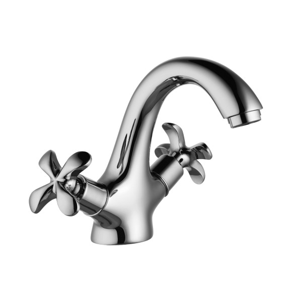 Смеситель для раковины монолитный, Lemark Flora, хром арт. LM0106C