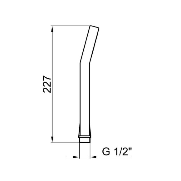Webert лейка для душа, AC0426015 цвет: хром