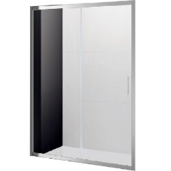 Cezares Душевая дверь в нишу MOLVENO Хром. стекло прозрачное - MOLVENO-BF-1-110-C-Cr-IV