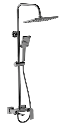 Душевая система тропический душ, Haiba, оружейная сталь арт. HB24639-3 Душевая система тропический душ, Haiba, оружейная сталь арт. HB24639-3