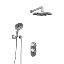 WasserKRAFT Встраиваемый комлплект для душа с верхней душевой насадкой и лейкой a16030 thermo berkel 4800 цвет: хром