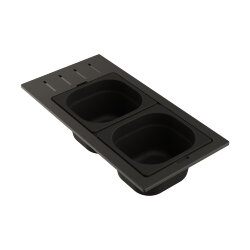 Omoikiri Контейнер DC-02-2-GB, цвет: графит, арт. 4999076 Omoikiri Контейнер DC-02-2-GB, цвет: графит, арт. 4999076