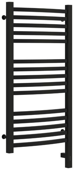Электрический полотенцесушитель Аркус 3.0 800х400 МЭМ правый (матовый чёрный) Сунержа арт. 31-5705-8040 Электрический полотенцесушитель Аркус 3.0 800х400 МЭМ правый (матовый чёрный) Сунержа арт. 31-5705-8040