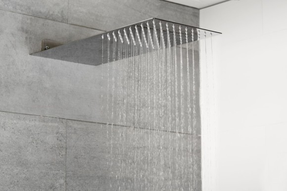 AQG Консольная душевая головка flowс1 50x25 см, 1 режим: дождь, хром арт. 19FLO0220С1F