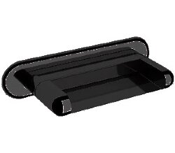 Remer Каскадный верхний душ 201*116 мм 359NCNO, цвет: черный