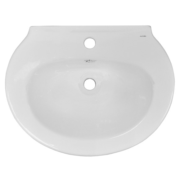 Azario Раковина с пьедесталом BENTY 570х440х820 мм BENTY арт. AZ-337P Azario Раковина с пьедесталом BENTY 570х440х820 мм BENTY арт. AZ-337P