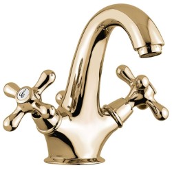 Emmevi смеситель с донным клапаном для раковины, Deco Classic, бронза арт. 12013/BR Emmevi смеситель с донным клапаном для раковины, Deco Classic, бронза арт. 12013/BR