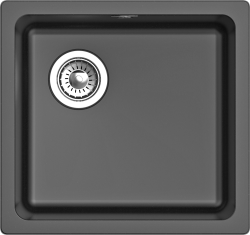 Мойка для кухни 485x455 Berkana Rivelato, черная арт. BK-45 antracite Мойка для кухни 485x455 Berkana Rivelato, черная арт. BK-45 antracite
