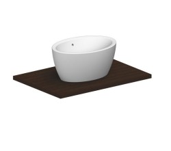 Scarabeo Раковина накладная, с переливом с одним отверстием, цвет белый, Matty арт. 8056/R