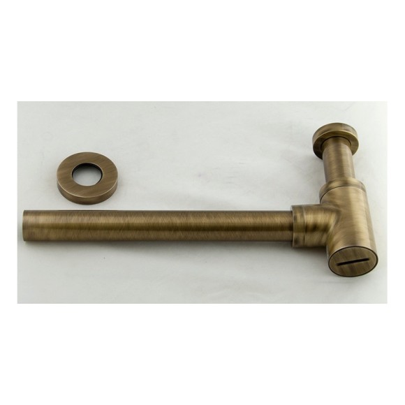 Remer Литой сифон для раковины и биде 958BVO, цвет: бронза Remer Литой сифон для раковины и биде 958BVO, цвет: бронза