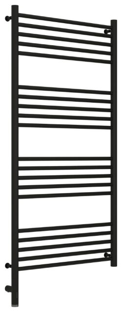 Электрический полотенцесушитель Богема 3.0 прямая 1200х600 МЭМ левый (матовый чёрный) Сунержа арт. 31-5804-1260