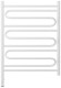 Электрический полотенцесушитель Элегия 3.0 800х600 МЭМ левый (матовый белый) Сунержа арт. 30-5818-8060