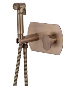 Remer Гигиенический душ в комплекте со смесителем Infinity I60VO, цвет: бронза