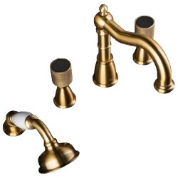 Boheme Смеситель на борт ванны Royal crystal арт. 391-Royal/CRST black Boheme Смеситель на борт ванны Royal crystal арт. 391-Royal/CRST black