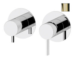 Remer Смеситель для ванны и душа Metrica MC92ZPDO скрытого монтажа, золото глянцевый Remer Смеситель для ванны и душа Metrica MC92ZPDO скрытого монтажа, золото глянцевый