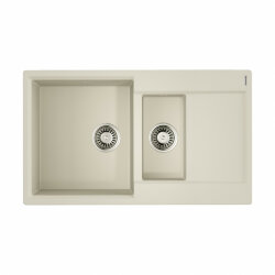 Omoikiri Кухонная мойка Daisen 86-2-PA, белый арт. 4993473