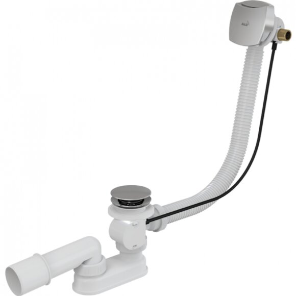 Alcaplast Слив-перелив полуавтомат, хром арт. A565KM1