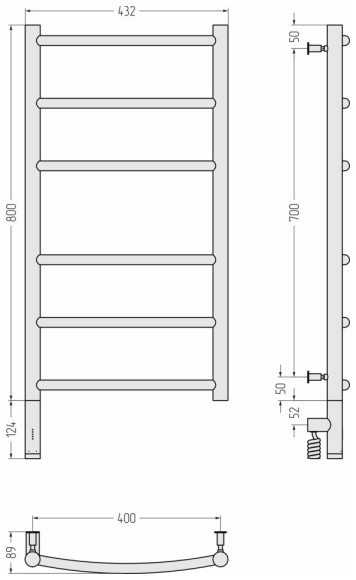 Электрический полотенцесушитель Галант 3.0 800х400 МЭМ левый (белый) Сунержа арт. 12-5800-8040 Электрический полотенцесушитель Галант 3.0 800х400 МЭМ левый (белый) Сунержа арт. 12-5800-8040