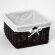 WasserKRAFT Плетеная корзина alme wb-150-l цвет: коричневый