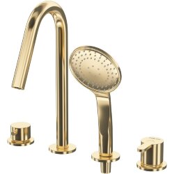 Cezares Смеситель на борт ванны LEAF Sunrise - LEAF-BVDM4-SR Cezares Смеситель на борт ванны LEAF Sunrise - LEAF-BVDM4-SR