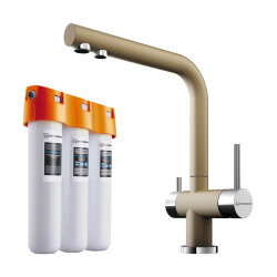 Omoikiri Комплект смеситель+фильтр Nagano-CH + Pure drop Lite 4081.8028 цвет: шампань Omoikiri Комплект смеситель+фильтр Nagano-CH + Pure drop Lite 4081.8028 цвет: шампань