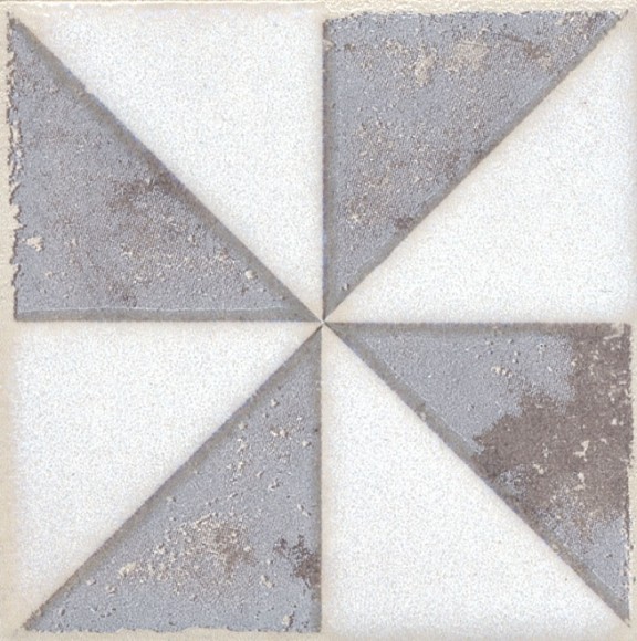 Вставка Амальфи 9.8x9.8см, орнамент коричневый Kerama Marazzi арт. STG\A407\1266H