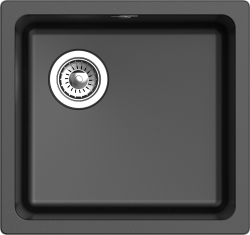 Мойка для кухни 485x455 Berkana Rivelato, черная арт. BK-45 nero Мойка для кухни 485x455 Berkana Rivelato, черная арт. BK-45 nero