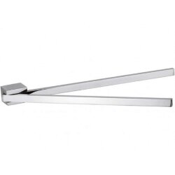 Remer Двойной держатель для полотенца 425 мм Flat FT36CR, цвет: хром Remer Двойной держатель для полотенца 425 мм Flat FT36CR, цвет: хром
