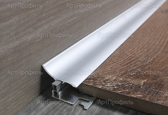 Плинтус из алюминия 10/13 мм арт. PINWC