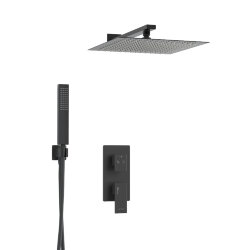 WasserKRAFT Встраиваемый комплект для ванны с верхней насадкой, лейкой a16162 abens 2000 цвет: черный