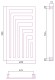 Электрический полотенцесушитель Космополит-1 900х480 (алюминий) Сунержа арт. 70-0861-9048