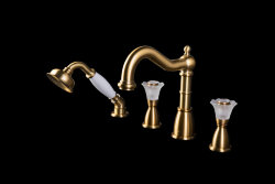 Boheme Смеситель на борт ванны бронза Camelia арт. 391-Camelia Boheme Смеситель на борт ванны бронза Camelia арт. 391-Camelia