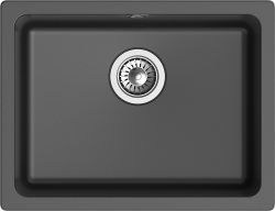 Мойка для кухни 560x430 Berkana Rivelato, черная арт. BK-50 antracite Мойка для кухни 560x430 Berkana Rivelato, черная арт. BK-50 antracite