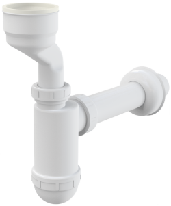 Alcaplast Cифон для писсуара с манжетой, белый арт. A45A Alcaplast Cифон для писсуара с манжетой, белый арт. A45A