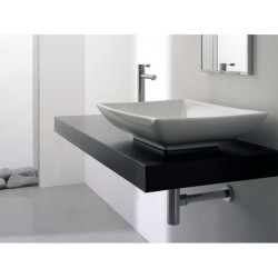 Scarabeo Раковина KYLIS накладная без перелива, без отверстий, цвет белый, Thin-line арт. 8046