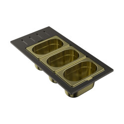 Omoikiri Контейнер DC-02-3-LG, светлое золото арт. 4999080 Omoikiri Контейнер DC-02-3-LG, светлое золото арт. 4999080