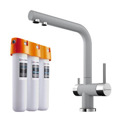 Omoikiri Комплект смеситель+фильтр Nagano-GR + Pure drop Lite 4219.8028 цвет: Leningrad grey Omoikiri Комплект смеситель+фильтр Nagano-GR + Pure drop Lite 4219.8028 цвет: Leningrad grey