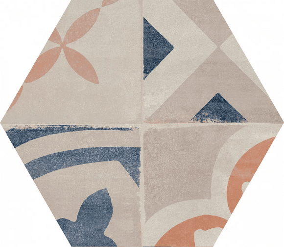 Pamesa Керамогранит Hex.Antic Trend 25.8x29, пэчворк арт. 015.122.0001.10292