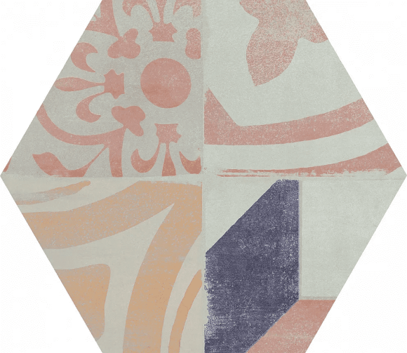 Pamesa Керамогранит Hex.Antic Trend 25.8x29, пэчворк арт. 015.122.0001.10292