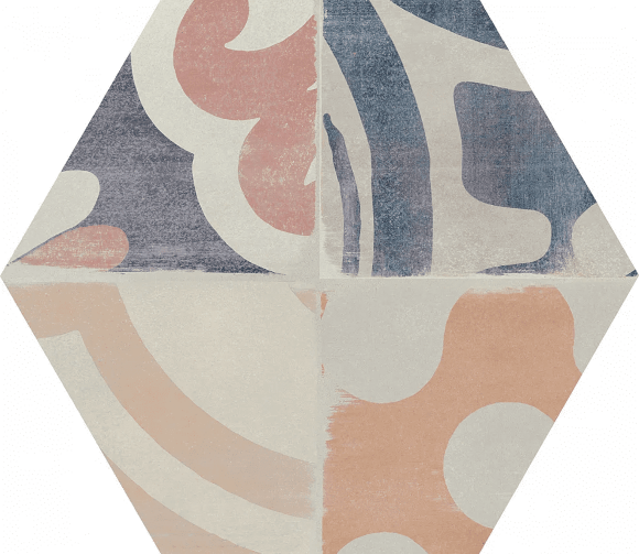 Pamesa Керамогранит Hex.Antic Trend 25.8x29, пэчворк арт. 015.122.0001.10292