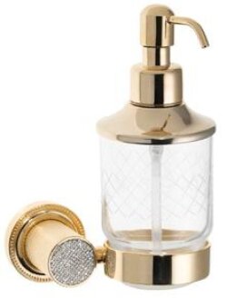 Boheme Дозатор для жидкого мыла латунь, стекло, золото Royal cristal арт. 10932-G